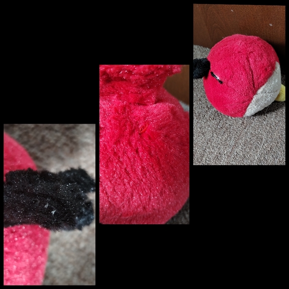 Angry Birds Space Super Red Bird 7" Plush WITHOUT SOUND 2012 - Picture 10 of 10